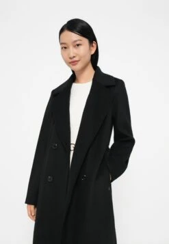 Guess LORENZA LONG - Classic Coat - Jet Black -Guess Clothing Sale 007072e08225428999d54b4b9772f4c2