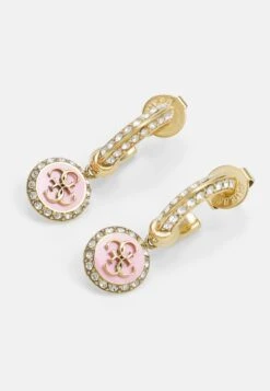Guess KNOT YOU - Earrings - Yellow Gold-coloured/pink -Guess Clothing Sale 00e10e8e47b04c2cb553cbe60786db11