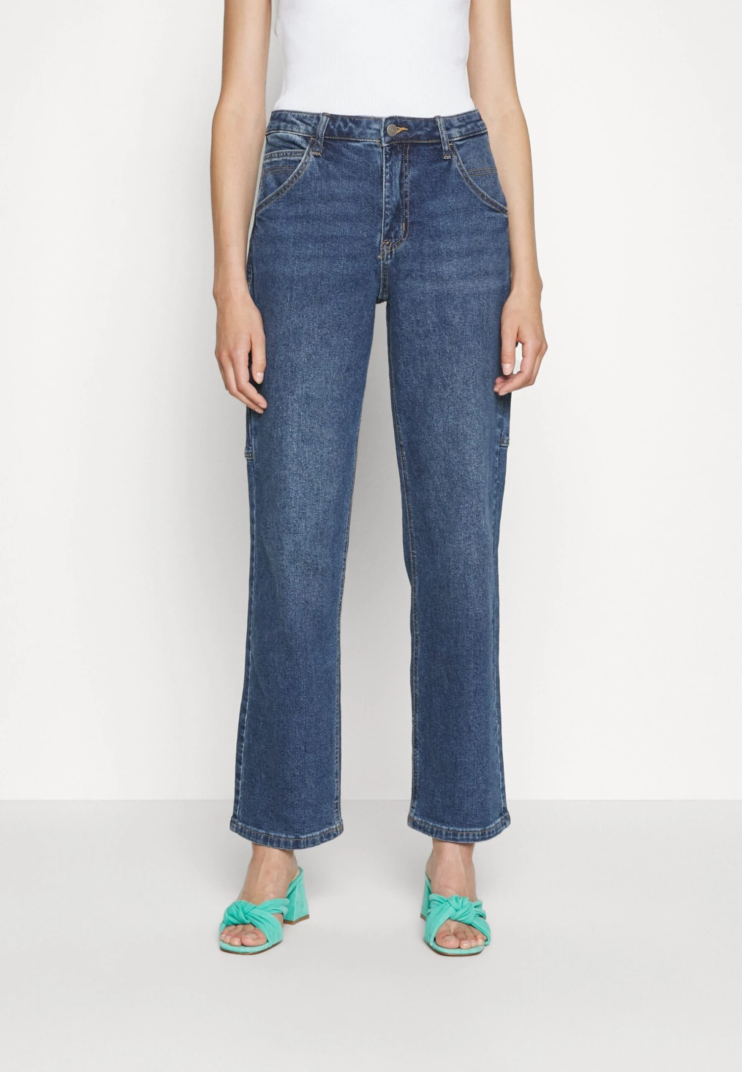 Go Kit Carpenter Pants - Relaxed Fit Jeans - Go Astrid Medium Wash 1 Go Kit Carpenter Pants - Relaxed Fit Jeans - Go Astrid Medium Wash