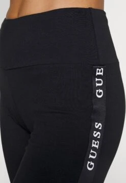Guess Aline Biker Eco J Str - Leggings - Jet Black -Guess Clothing Sale 02ab65ed95a04690aa6d10f05f0804b1