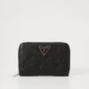 Guess CRESIDIA II ZIP AROUND - Wallet - Black