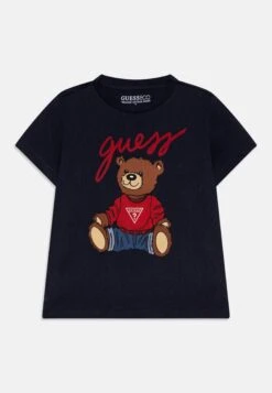 Guess TODDLER CORE UNISEX - Print T-shirt - Smart Blue