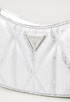 Guess ALDINA TOP ZIP SHOULDER BAG - Cross Body Bag - Silver-coloured -Guess Clothing Sale 048fd6c599894882988230e42e04da1a