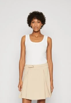 Guess TRIANGLE BLING TANK - Top - Pure White