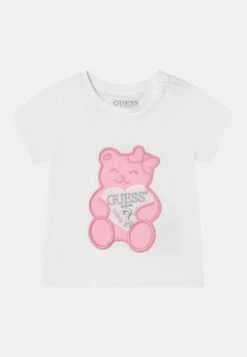 Guess TODDLER BEAR - Print T-shirt - True White