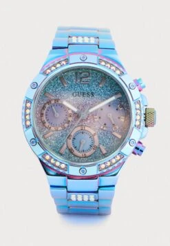 Guess HARLOW UNISEX - Chronograph Watch - Iridescent Blue