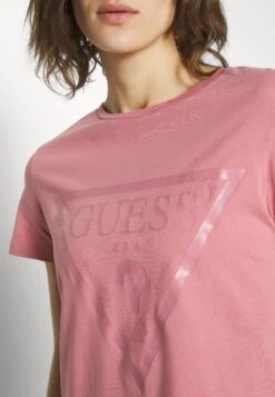 Guess Adele Ss Cn- Print T-Shirt - Rose -Guess Clothing Sale 07e77cb162ad432b9cbd2b34486b8482