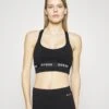 Guess Aline Bra Eco Stretch- Medium Support Sports Bra - Jet Black