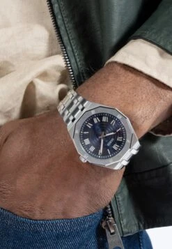 Guess ASSET - Watch - Blue Sunray/silver-coloured