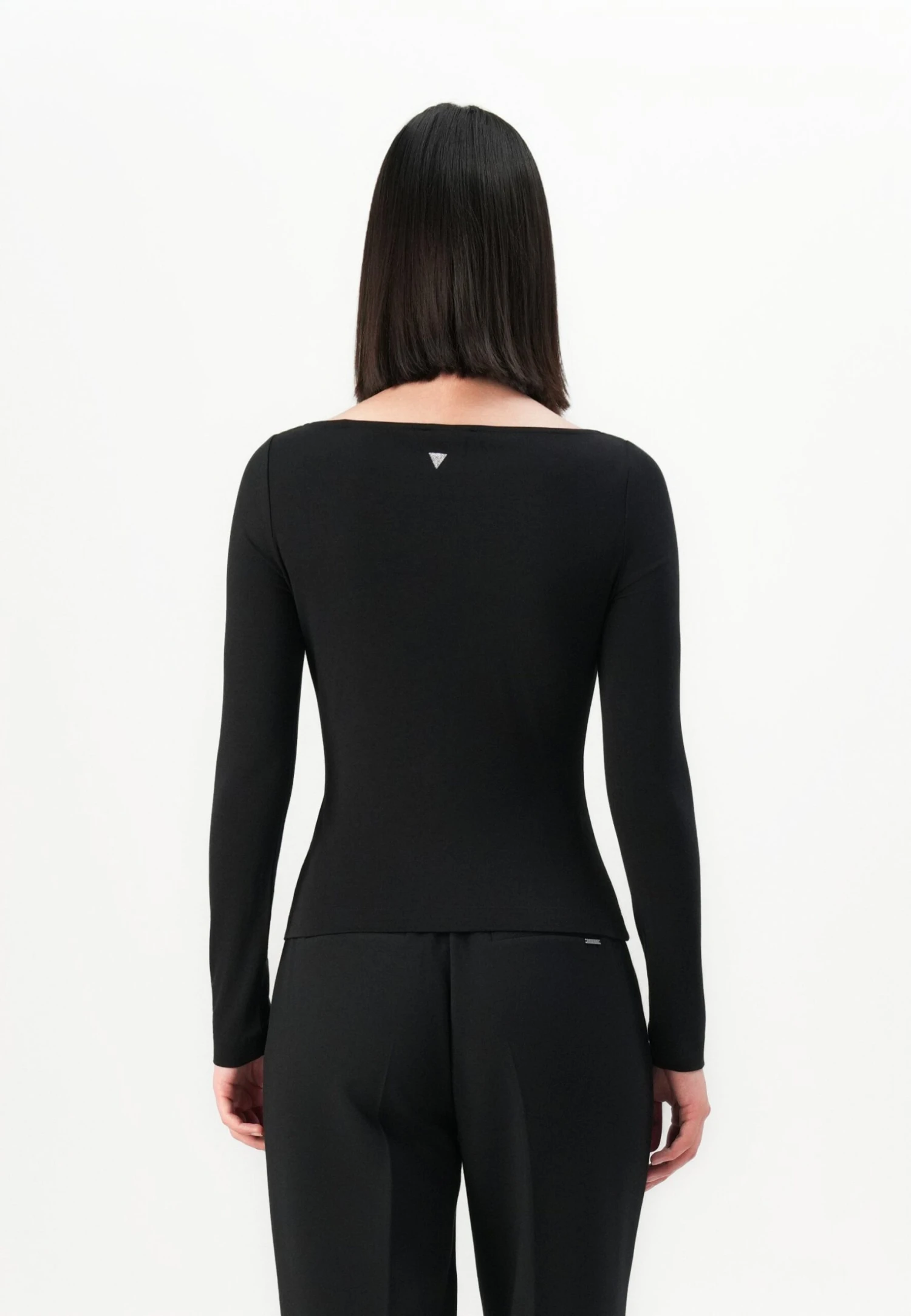 Guess BOAT BASIC - Long Sleeved Top - Jet Black 3 Guess BOAT BASIC - Long Sleeved Top - Jet Black - Image 3