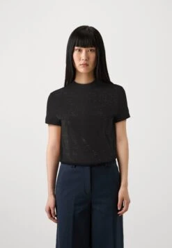 Guess MOCK NECK ALL OVER 4G - Print T-shirt - Black