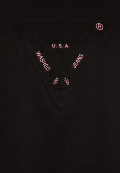 Guess Hoody Triangle - Sweatshirt - Jet Black -Guess Clothing Sale 093f7b07d2794470a692ccca40f46e35