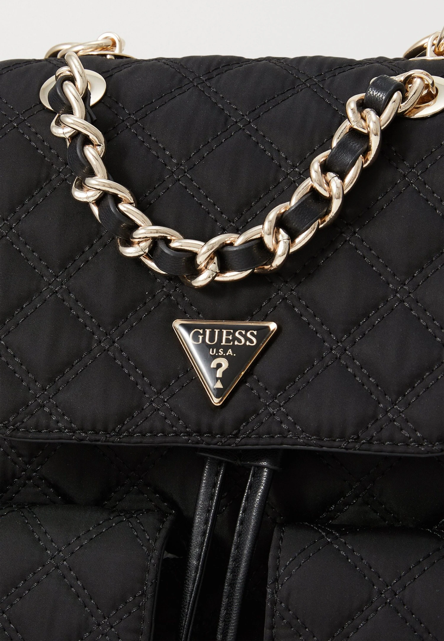 Guess GIULLY II FLAP BACKPACK - Rucksack - Black 5 Guess GIULLY II FLAP BACKPACK - Rucksack - Black - Image 5