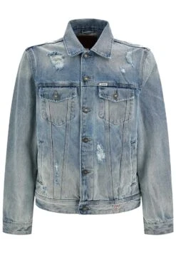 Guess Regular Fit - Denim Jacket - Blau -Guess Clothing Sale 0b3761e4bd7d4cf08a03fb9cd075ef4d