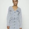 Go Danielle Dress - Denim Dress - Blue Denim