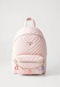 Guess SMALL BACKPACK UNISEX - Rucksack - Candy Pink