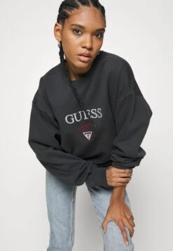 Go Baker Logo Crewneck - Sweatshirt - Jet Black -Guess Clothing Sale 0c1f1f6cefd64dfe94989c662a176542