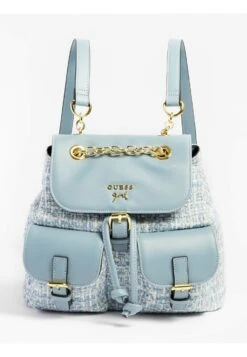 Guess Unisex - Rucksack - Lt BlueSilver Twe -Guess Clothing Sale 0c70693b6148431fac419bf351ed00c2