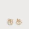 Guess MIRAGE - Earrings - Yellow Gold-coloured/white