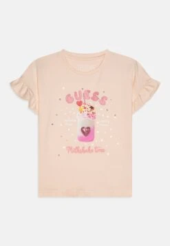 Guess TODDLER - Print T-shirt - Elegant Pink
