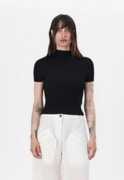 Guess JAYLA MOCK NECK - Jumper - Jet Black