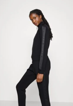 Guess New Allie Scuba Zip - Zip-Up Sweatshirt - Jet Black -Guess Clothing Sale 0d6e1a83affd4f0b838174b3d5805aa6