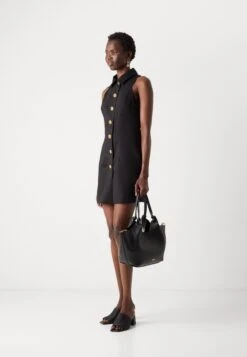 NADA SHIRT COLLAR DRESS - Shirt Dress - Jet Black -Guess Clothing Sale 0e522d1e19a44adb882f02cebaad108e