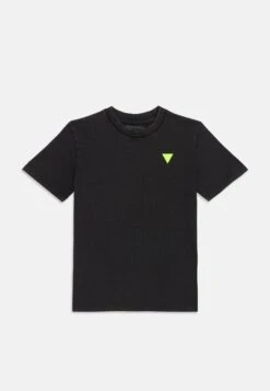 Guess JUNIOR OVERSIZE UNISEX - Print T-shirt - Jet Black