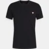 Guess Cn Ss Core Str - Basic T-Shirt - Jet Black