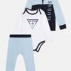 Guess Baby Pant Set - Baby Gifts - Frosted Blue