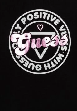 Guess Junior- Long Sleeved Top - Jet Black -Guess Clothing Sale 1026ec4de80c4dfbb03d6960f094d7ee