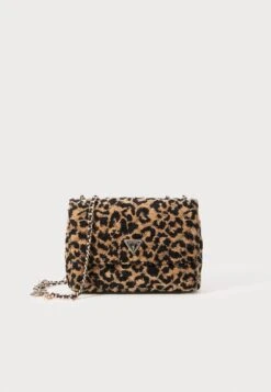 Guess GIULLY II FLAP - Cross Body Bag - Brown