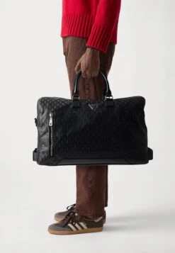 Guess TORINO DUFFLE BAG - Weekend Bag - Black