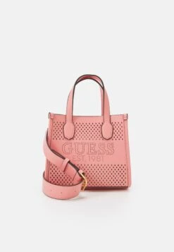 Guess Katey Perf Mini Tote - Handbag - Rose