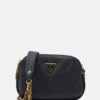 Guess Becci Double Zip- Across Body Bag - Black