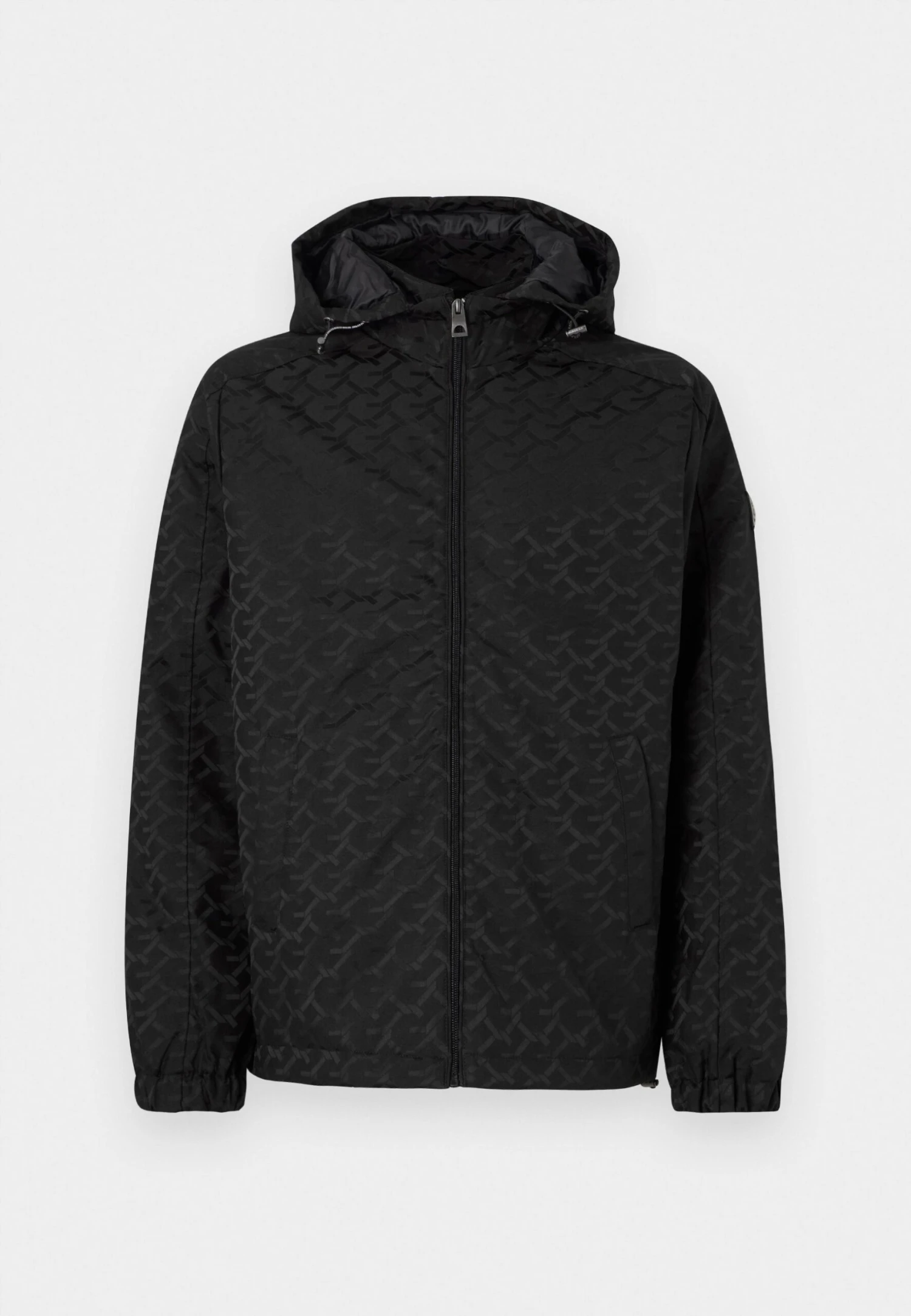 Guess MONOGRAM HOODED JACKET - Light Jacket - Black 5 Guess MONOGRAM HOODED JACKET - Light Jacket - Black - Image 5