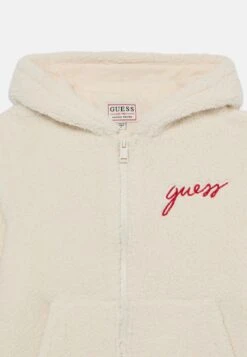 Guess KIDS JUNIOR HOODED JACKET UNISEX - Fleece Jacket - Salt White -Guess Clothing Sale 1306686b792043ff85532e32efdf35e9