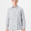 Guess CHECK SHIRT - Shirt - Light Blue