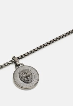 Guess Coin Unisex - Necklace - Gunmetal -Guess Clothing Sale 13ea4fd27b5044b5a5be93de4236d8e0
