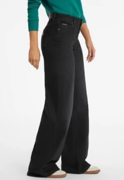 WIDE - Wide Leg - Schwarz -Guess Clothing Sale 15415a47e2ef4a2997814c095844800d