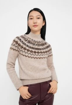 AKILAH MOCK NECK - Jumper - Velvet Taupe Heather -Guess Clothing Sale 155ca6743f6747b08c58f926facd9983