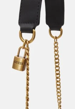 Guess Katey Flap Shoulder Bag - Handbag - Black -Guess Clothing Sale 15859b4dd11940bf986e6c3a9f838658