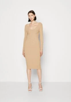 Guess Adele Dress - Shift Dress - Khaki Tan