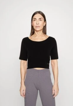 Guess Back Bow Tee - Print T-Shirt - Jet Black