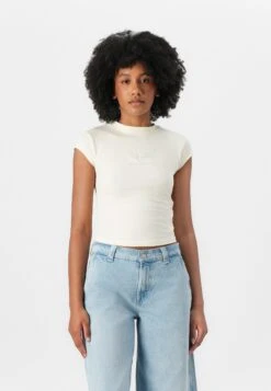 GO VINTAGE SHIRRED WING TEE - Print T-shirt - Sandy Shore