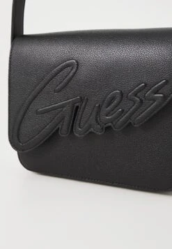 Guess CROSSBODY FLAP BAG UNISEX - Cross Body Bag - Jet Black -Guess Clothing Sale 17de4051024f43d6ae71861d3920936a