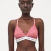 Guess BELLE TRIANGLE - Triangle Bra - Drift Pink