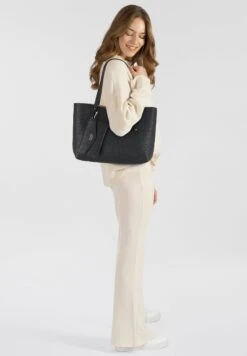 Guess BRENTON - Tote Bag - Black