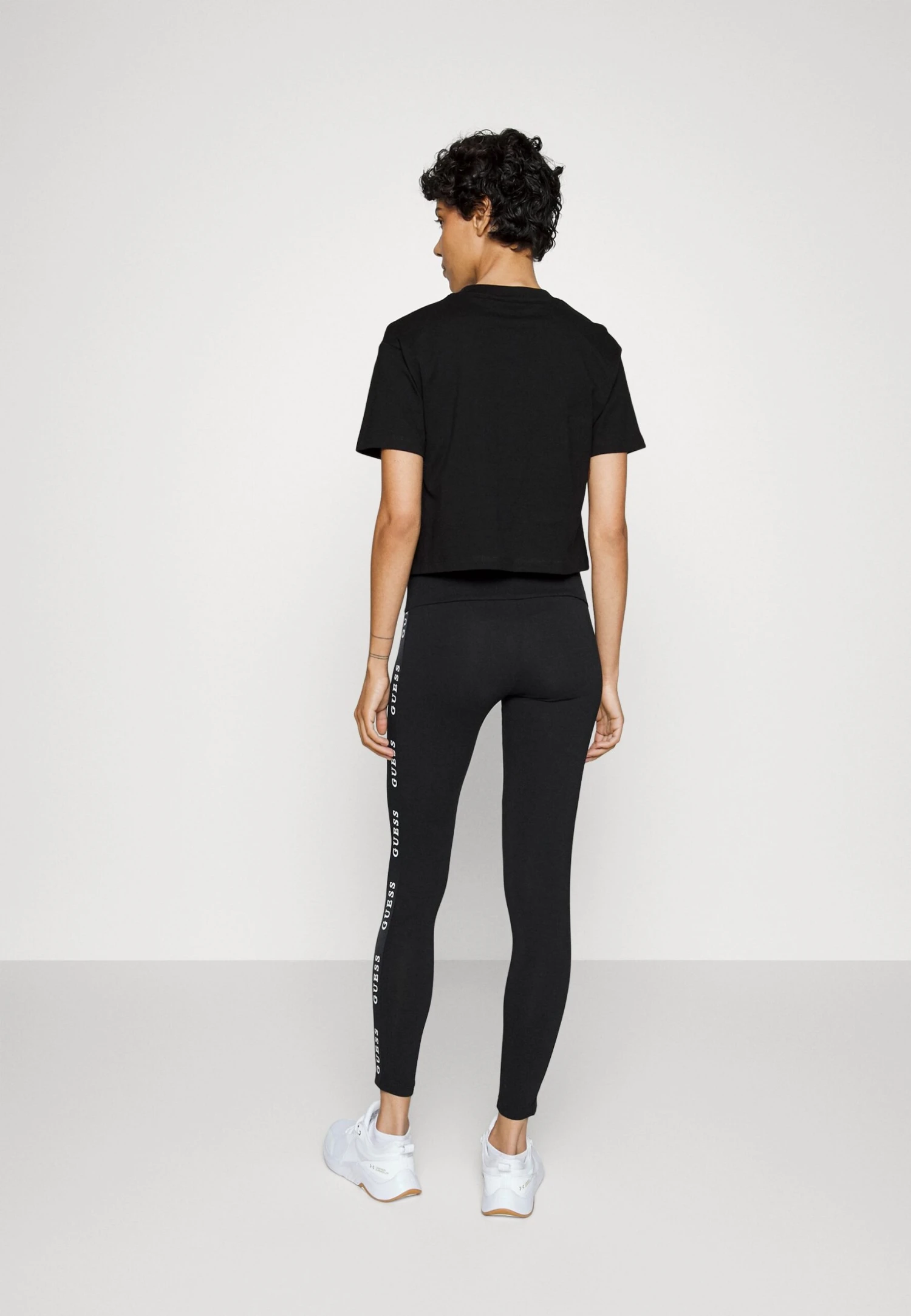 Guess Aline4/4 E - Leggings - Trousers - Jet Black 3 Guess Aline4/4 E - Leggings - Trousers - Jet Black - Image 3