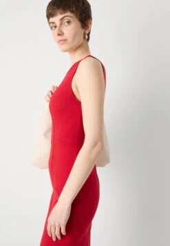 ZIP MIDI DRESS - Jersey Dress - Samba Red Vibes -Guess Clothing Sale 1a181f8fb0ea47bbbe8465c6ee719699